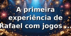 A primeira experiência de Rafael com jogos no brpg 🎲
